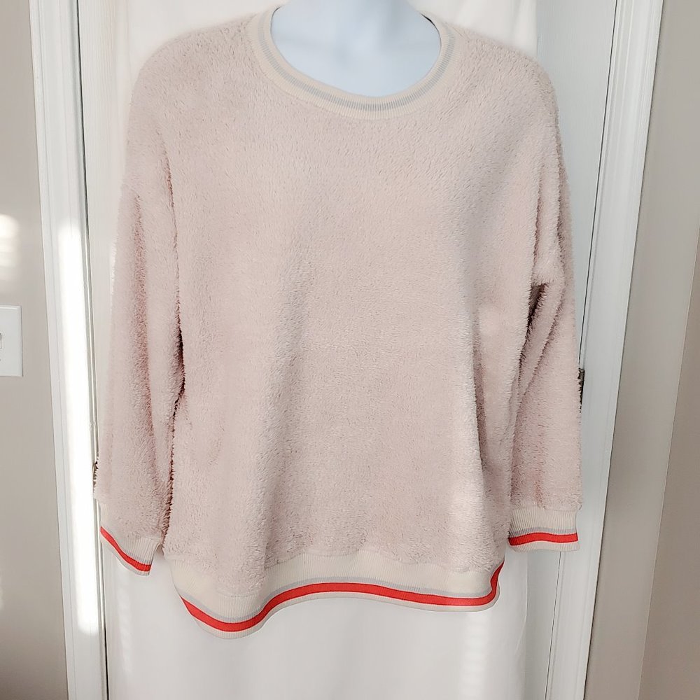 Plus Size Fuzzy Sweatshirt